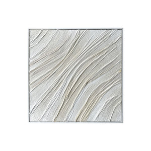 Anya 80x80cm Framed Textured Canvas 3D Wall Art