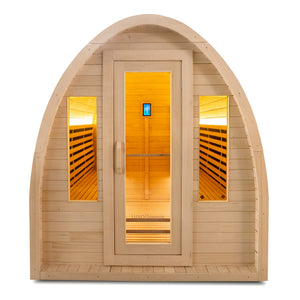 Ulkona 4 Person Full Spectrum Infrared Outdoor Sauna