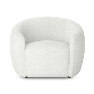 Yara Boucle Accent Chair in Cream White