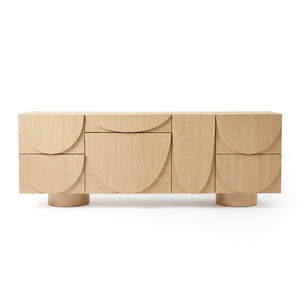 Gabrielle Modern TV Unit in Oak