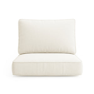 Vernon Sofa Cushion Covers in Cream White (Set of 7)
