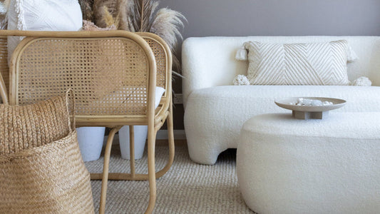 Boucle Rattan Furniture Refurbishment: Update your Space