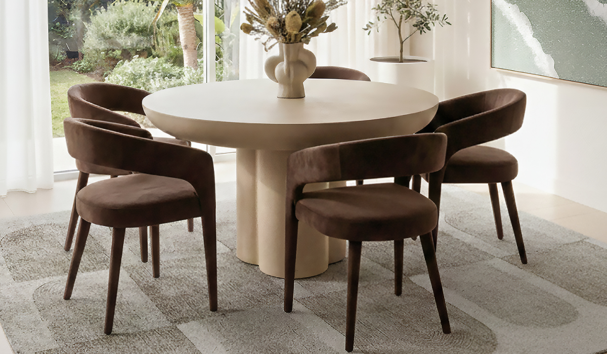 Round Dining Table | Modern 110cm & 120cm Circular Tables