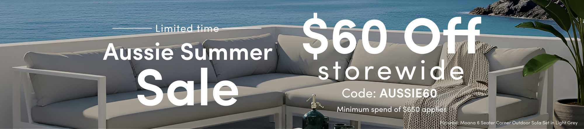 Aussie Summer sale. $60 Off Storewide with code AUSSIE60