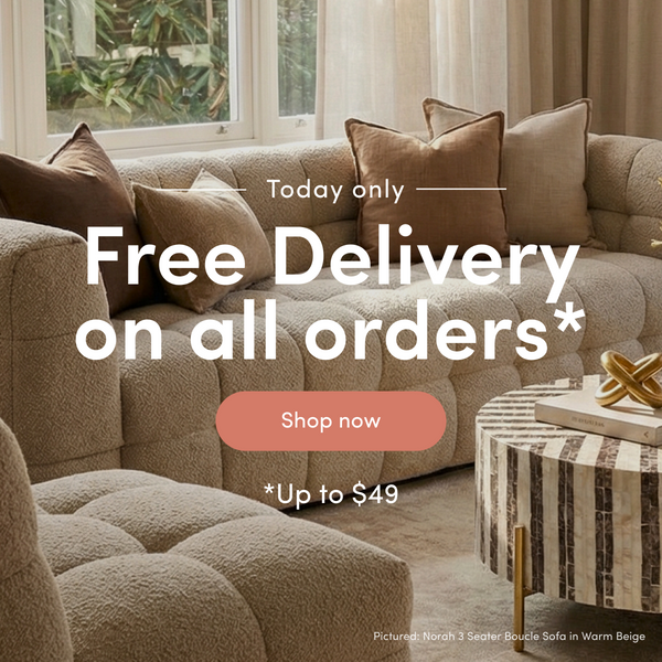 Free delivery on all orders. Up to $49