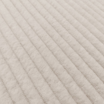 Aetiusa Winged Fabric Hardwood Bed Frame - Beige King with a soft, padded headboard and sturdy hardwood frame, featuring a winged design and integrated slat system for added comfort and support.