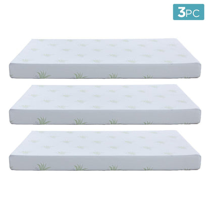 Lucy Solid Pine Corner Triple Bunk Bed & Mattress Package - Grey