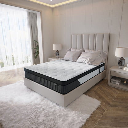 Enyo 26cm Euro Top Firm Pocket Spring Foam Mattress - Double - Lifestyle