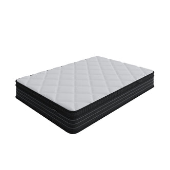 Iris Double Firm 25cm Foam Pillow Top Pocket Spring Mattress