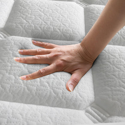 Iris Double Firm 25cm Foam Pillow Top Pocket Spring Mattress