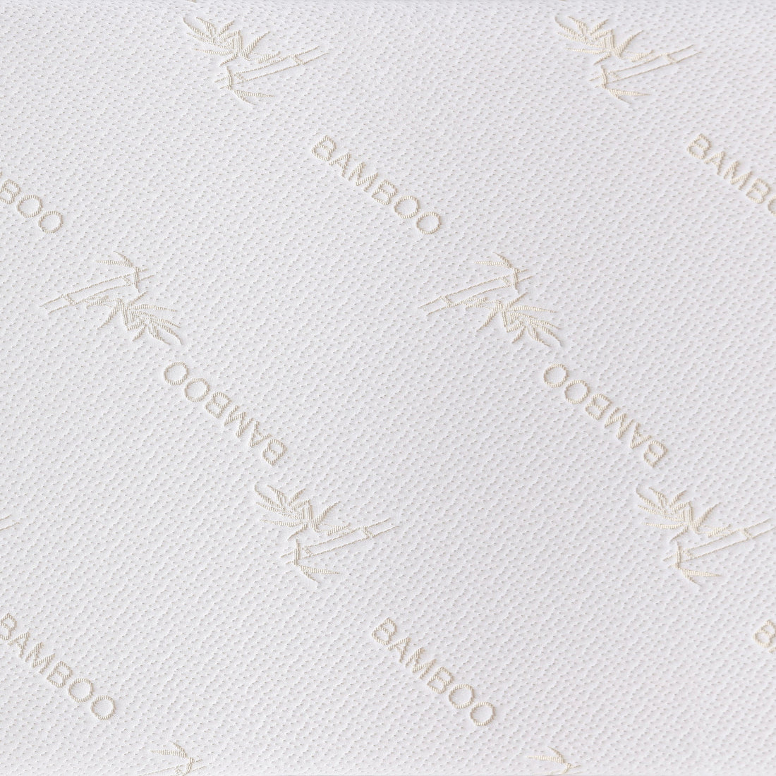Close-up of the Plico Bamboo Folding Foam Mattress - Queen, highlighting its smooth surface texture and folded state. The image emphasizes the product's compact design suitable for easy storage and transport.
