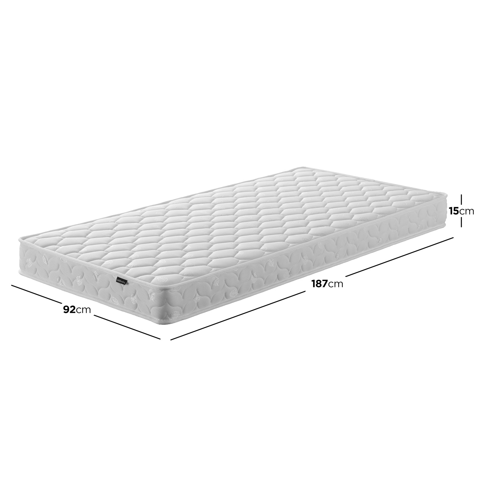 Thermis Single 15cm Hypoallergenic Mattress in Medium Firm – Luxo