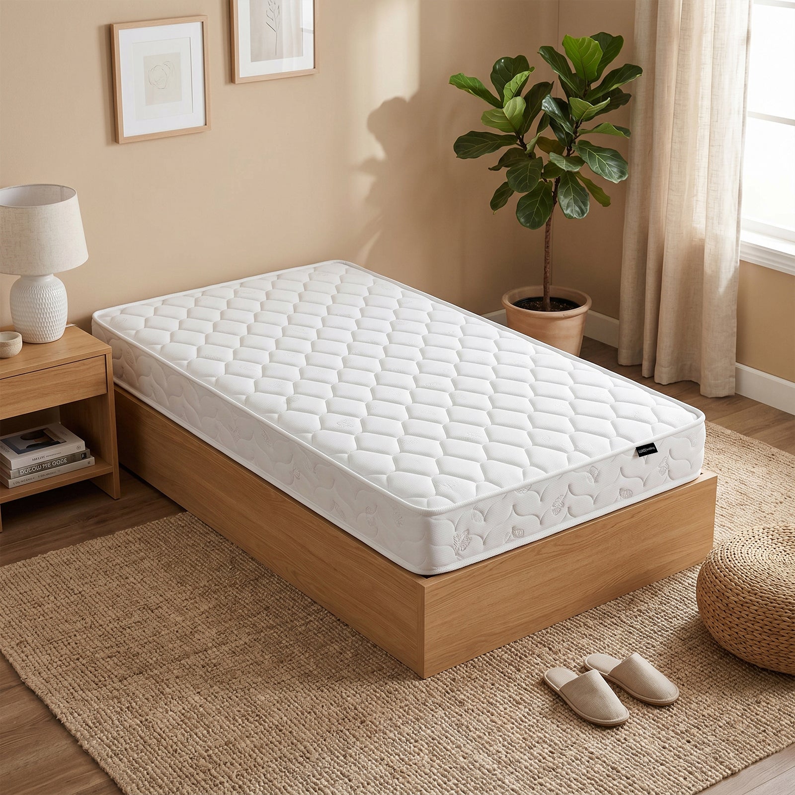 Thermis Single 15cm Hypoallergenic Mattress in Medium Firm – Luxo
