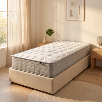 Thetis Single 25cm Pocket Spring Latex Mattress in Med Firm