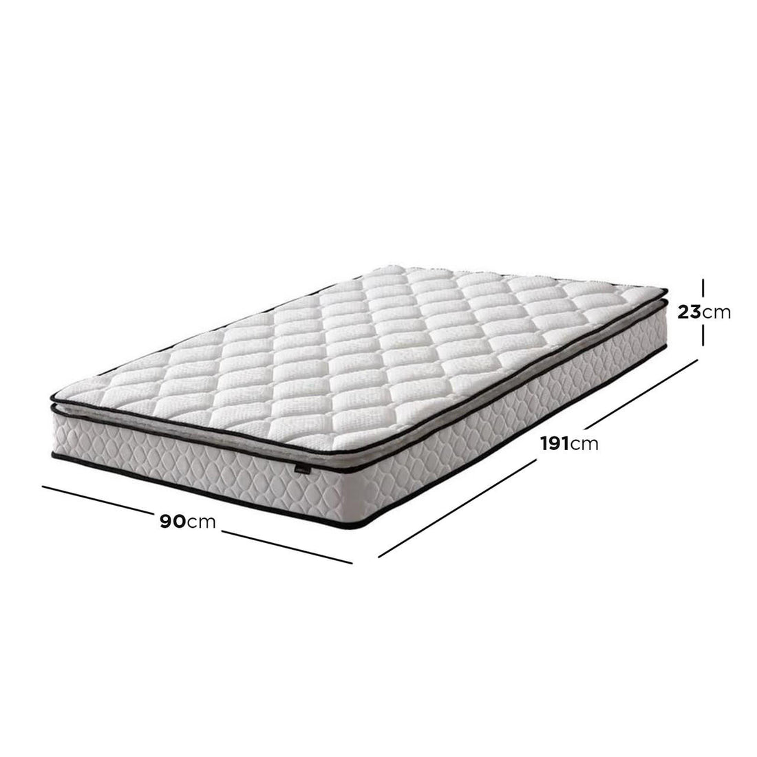 Venus Firm Pocket Spring Pillow Top Mattress - Single