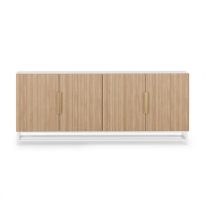Argus 180cm Fluted Storage Buffet Sideboard in Natural