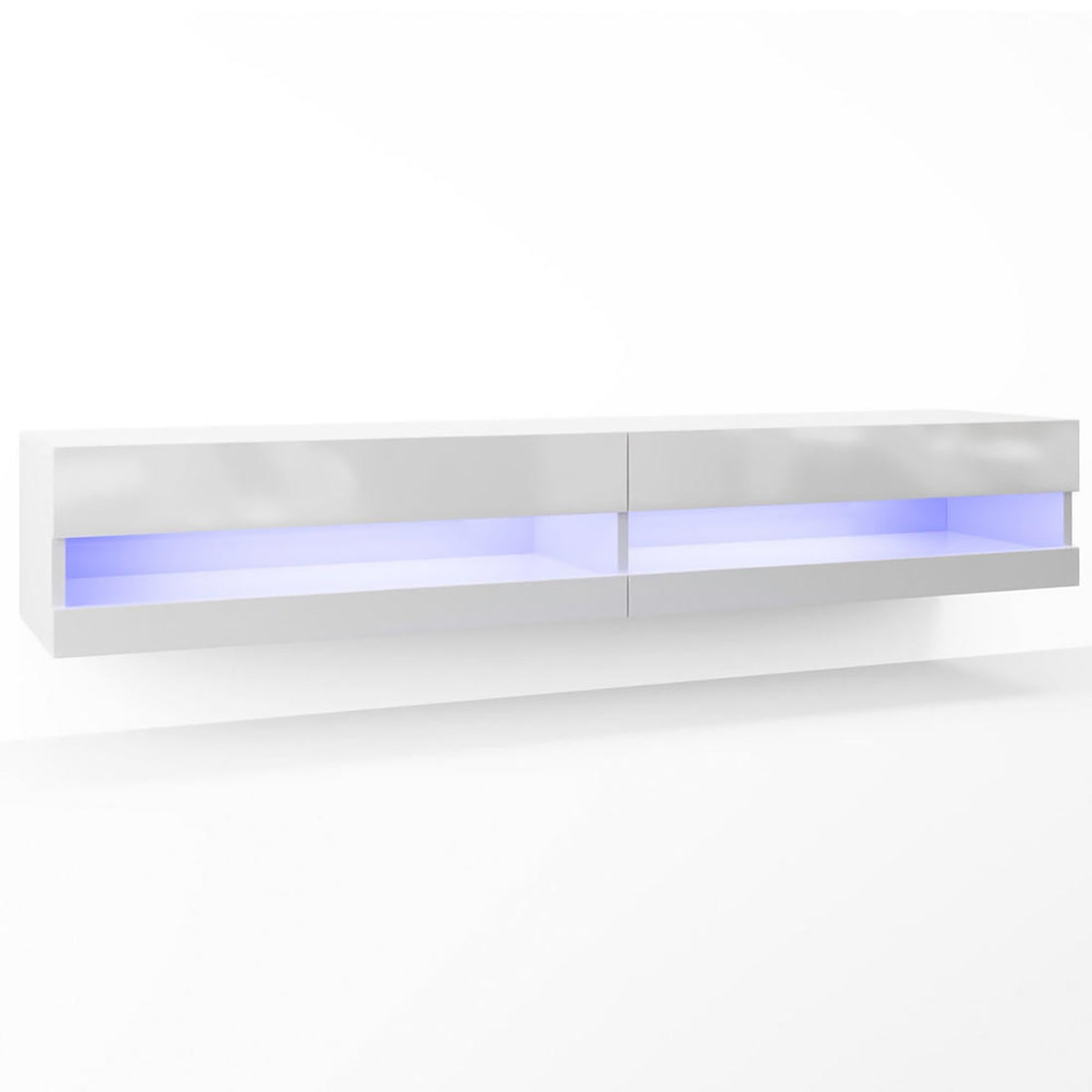 Luxo Marshall 180cm LED Floating Entertainment Unit - White