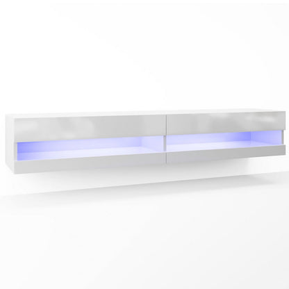 Luxo Marshall 180cm LED Floating Entertainment Unit - White
