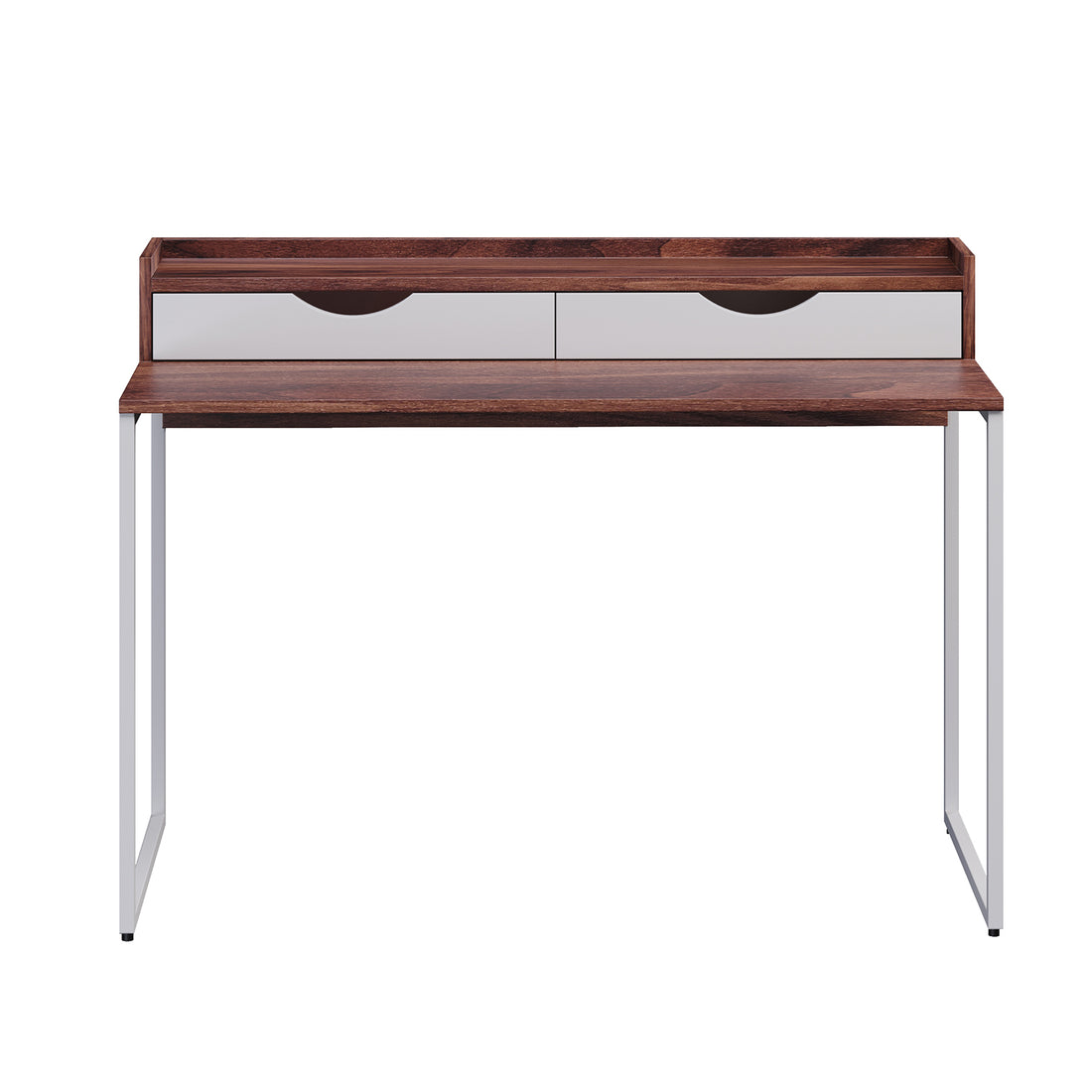 Watson 2 Drawers Console Table with Steel Legs, featuring a sleek design with two front drawers and sturdy steel legs, ideal for compact spaces, enhancing entryways or hallways with functional elegance.