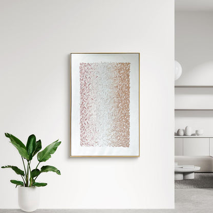 Lifestyle image of Amelia Textured Canvas Hanging Wall Art Frame - 100x150cm - Lifestyle