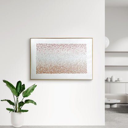 Lifestyle image of Amelia Textured Canvas Hanging Wall Art Frame - 100x150cm - Lifestyle