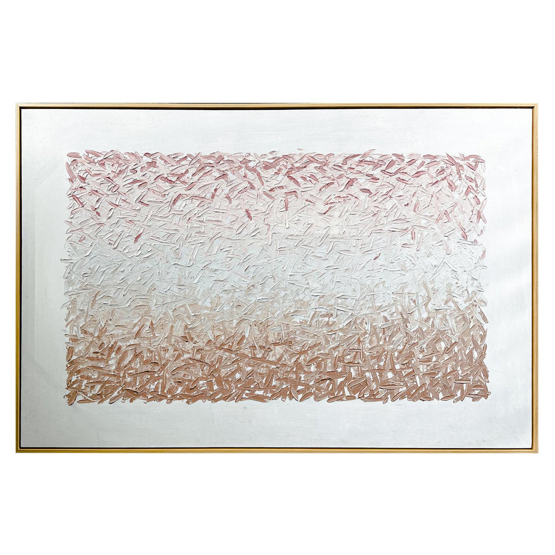 Front view of Amelia Textured Canvas Hanging Wall Art Frame - 120x180cm