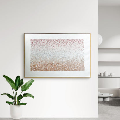 Lifestyle image of Amelia Textured Canvas Hanging Wall Art Frame - 120x180cm - Lifestyle