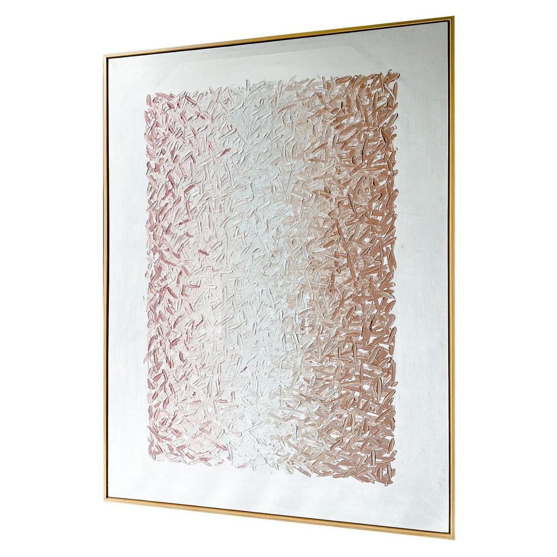 Left Amelia Textured Canvas Hanging Wall Art Frame - 120x180cm