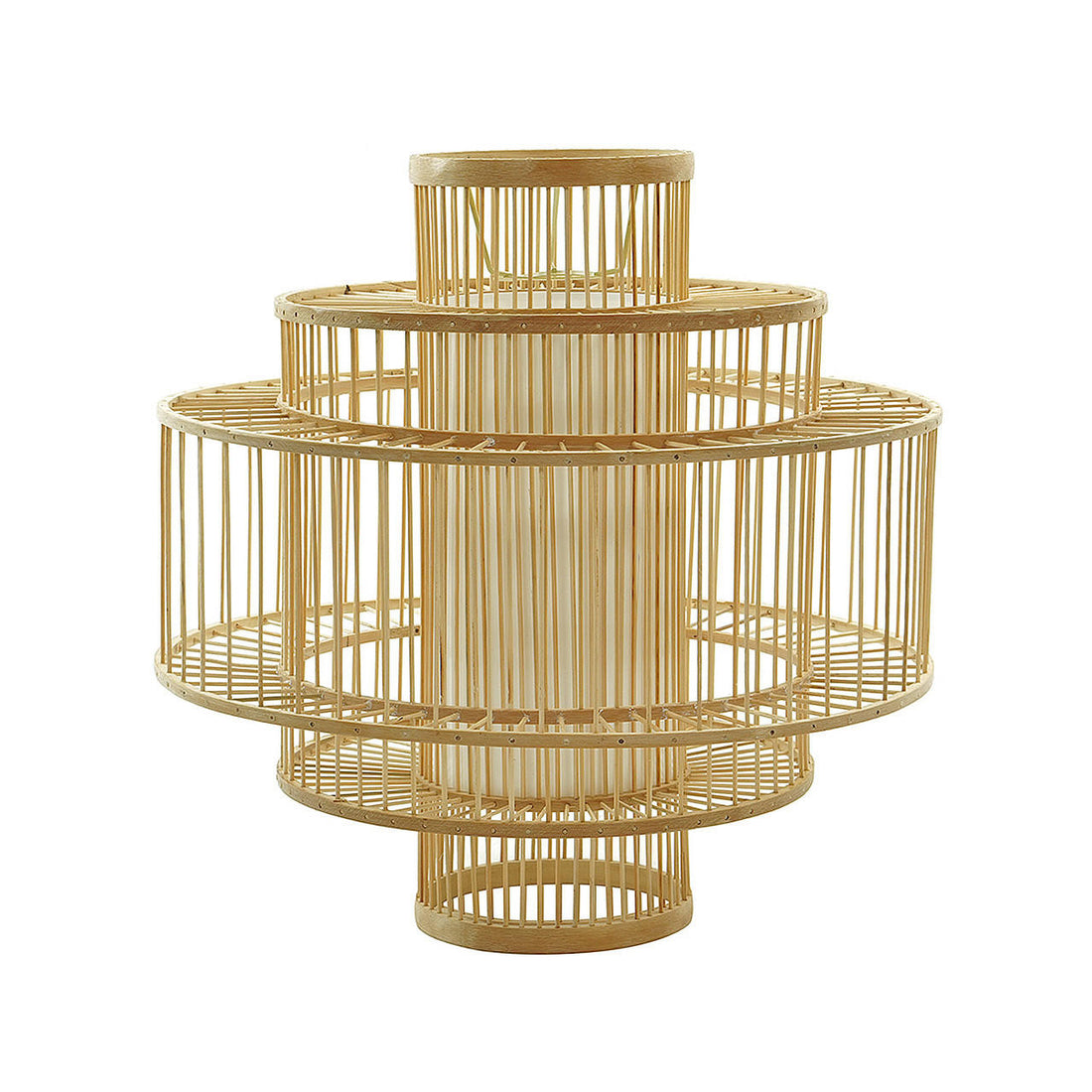 Elise 40cm Bamboo Lamp Shade - Natural