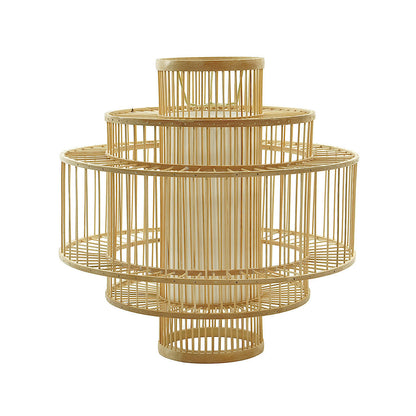 Elise 40cm Bamboo Lamp Shade - Natural