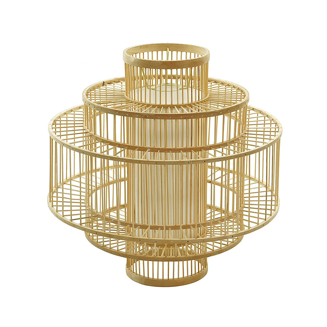 Elise 40cm Bamboo Lamp Shade - Natural