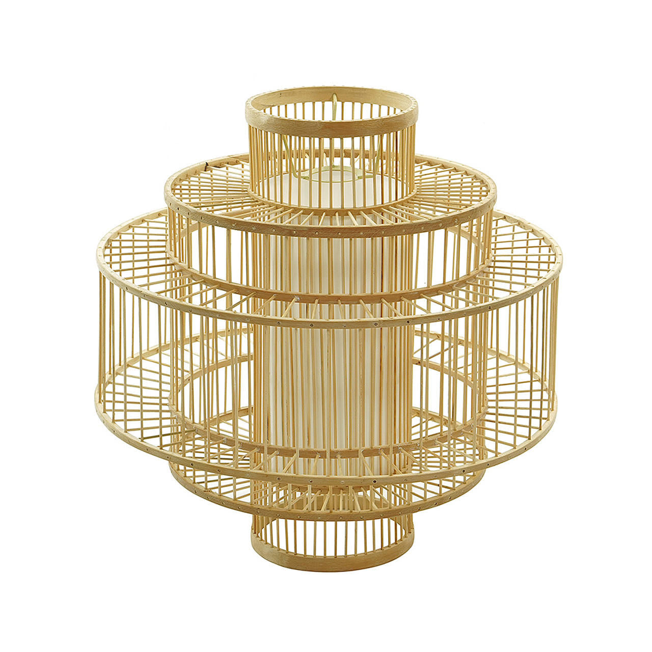 Elise 40cm Bamboo Lamp Shade - Natural