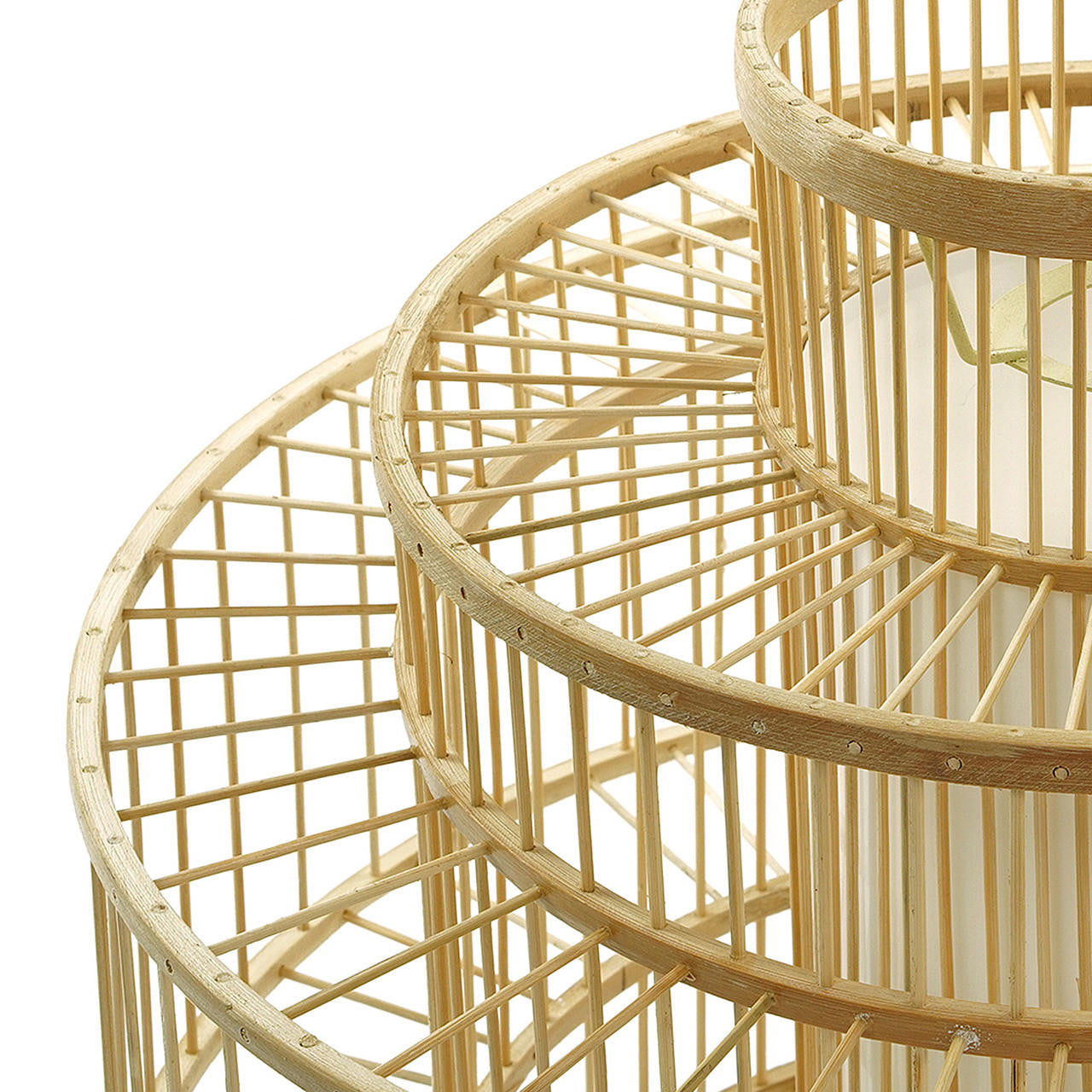 Elise 40cm Bamboo Lamp Shade - Natural