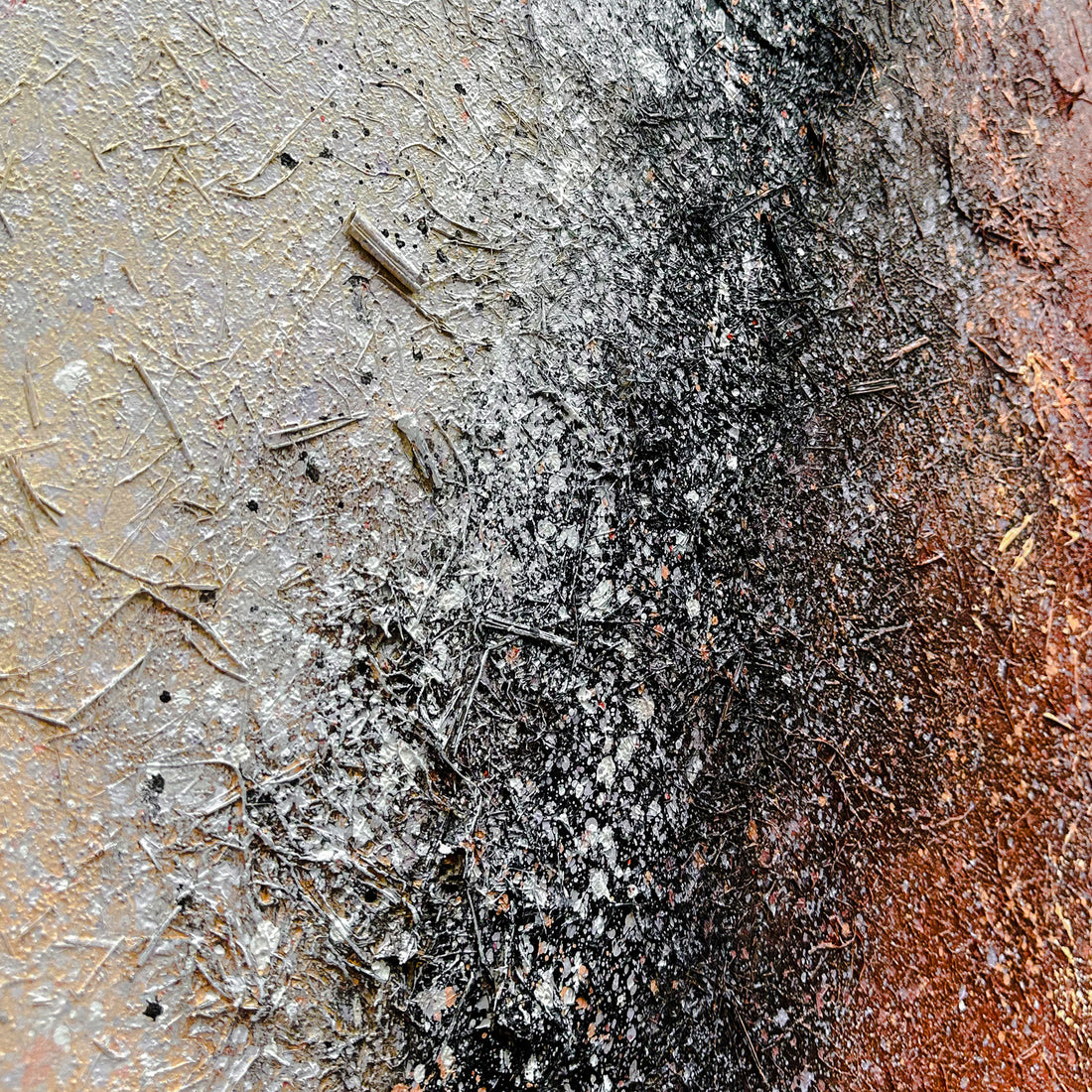 Close-up of Nebula Textured Acrylic Framed Canvas, highlighting the intricate 3D galactic texture, hand-painted details, and vibrant acrylic paints on the cotton canvas.