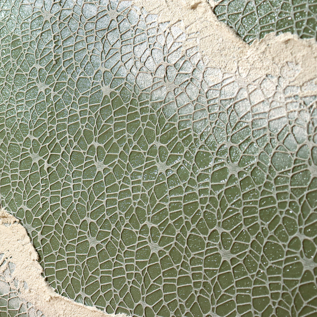 Close-up of Nolan Modern Framed Textured Wall Art, highlighting the intricate 3D textured surface, hand-painted details, and the quality of the poly-cotton canvas.