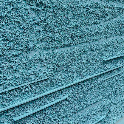 Close-up of Solace Textured Paint Framed Canvas, highlighting the intricate coarse, rocky 3D texture, hand-painted details, and premium fabric paint on cotton canvas.