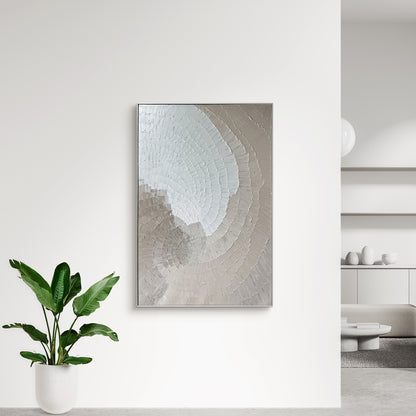 Zendaya Modern Textured Wall Art displayed in a contemporary living space, demonstrating its abstract design and ability to enhance modern home decor.