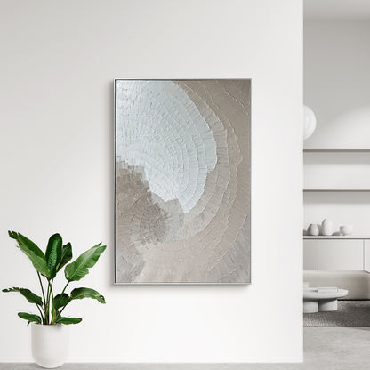 Zendaya Modern Textured Wall Art displayed in a contemporary living space, demonstrating its abstract design and ability to enhance modern home decor.