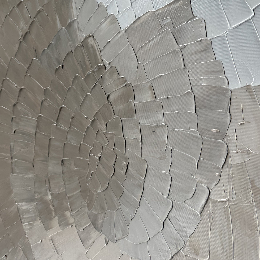 Close-up of Zendaya Modern Textured Wall Art, showcasing the intricate 3D texture, hand-painted details, and premium poly-cotton canvas surface.