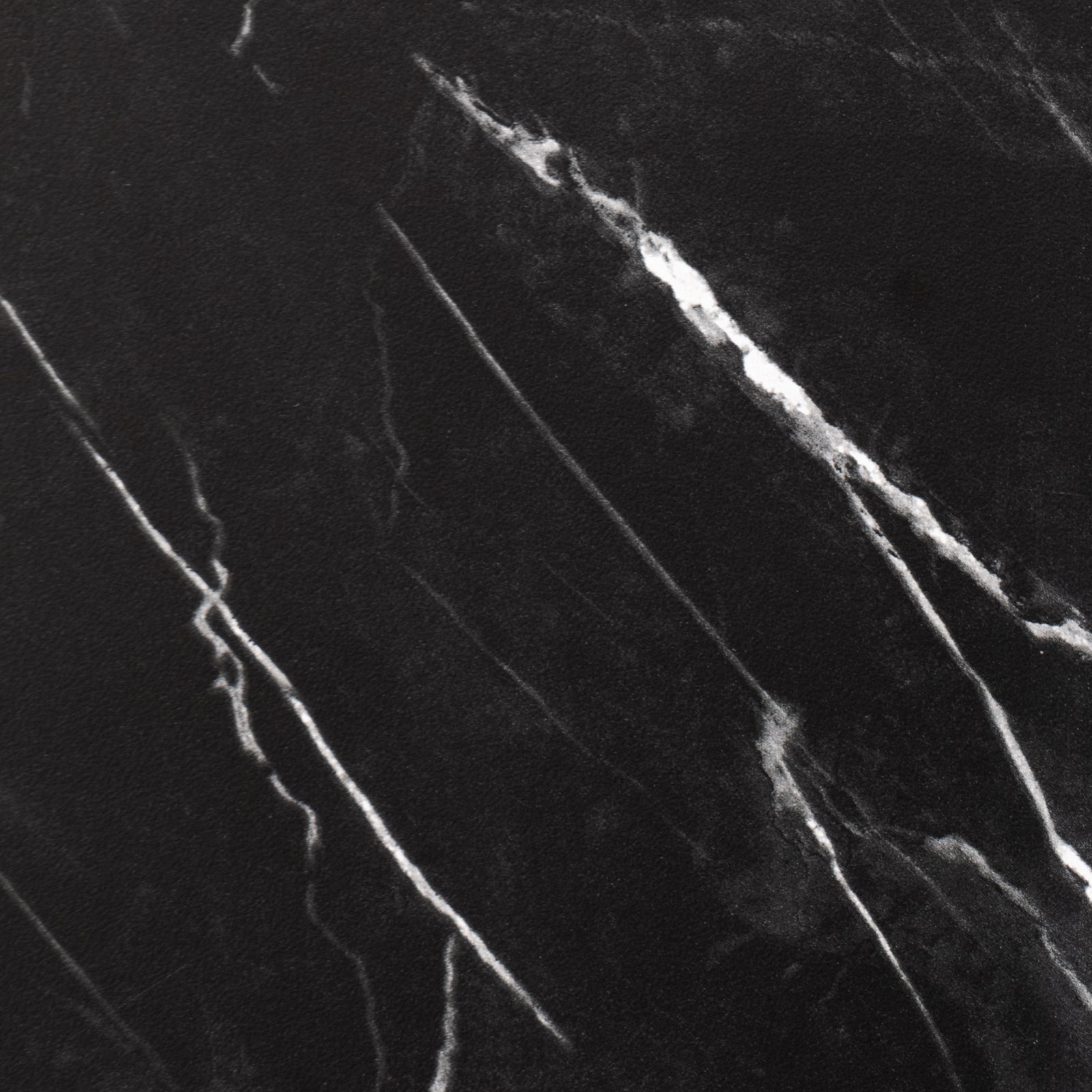 Detail shot of Awaba Electric Fireplace 1950W with LED Flame and Timer marble-look mantel texture in black