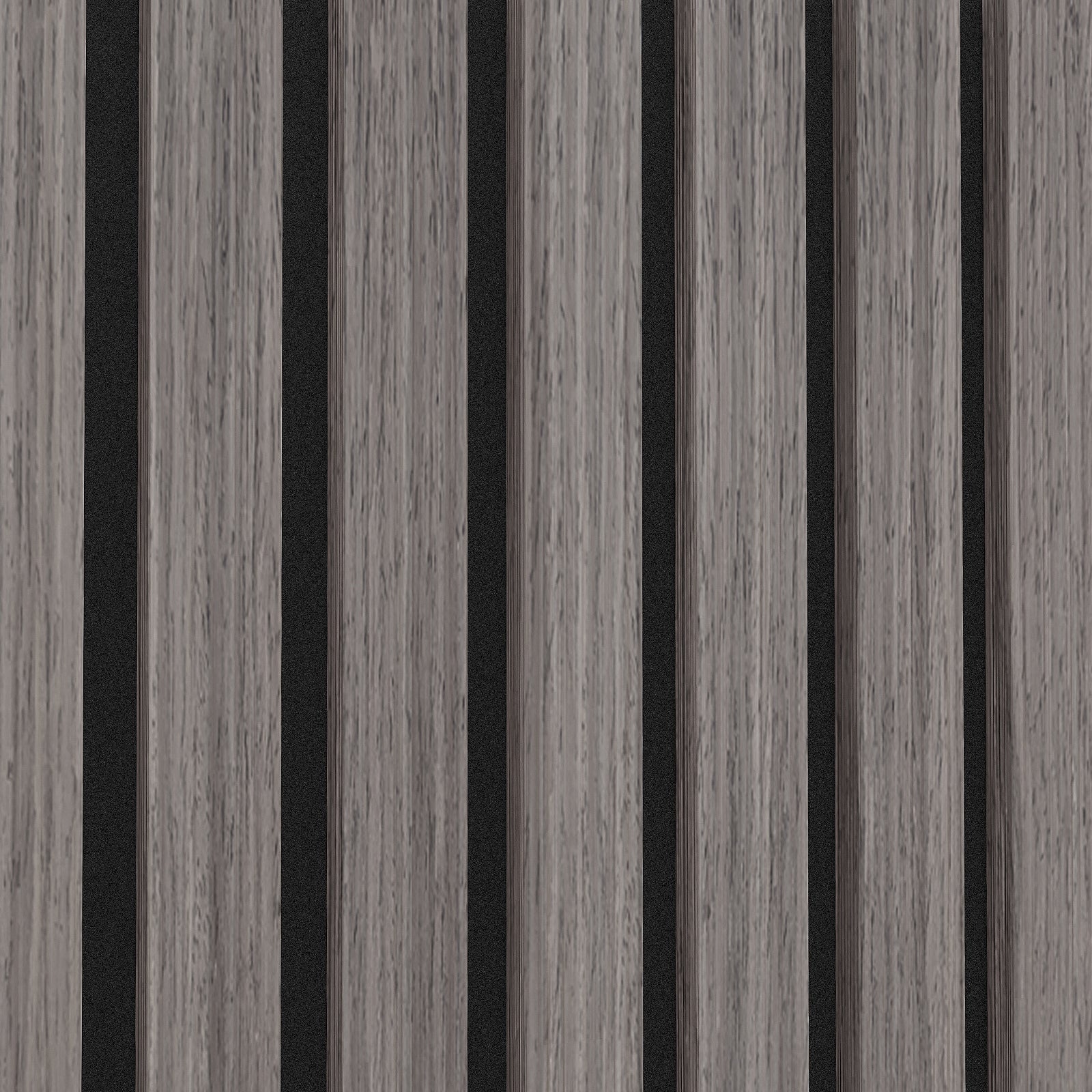 Close-up of the Agoran 270cm Acoustic Wood Slat Wall Panel Grey Oak, showcasing its sleek slat design and durable craftsmanship, perfect for enhancing aesthetics and acoustics in any space.