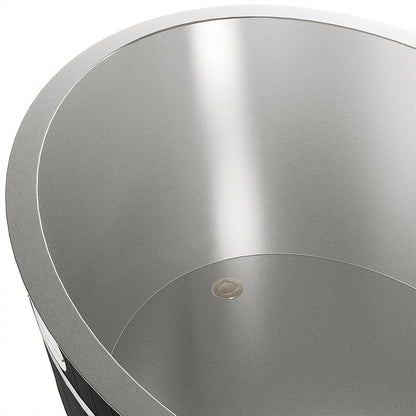 Denman 2-Person Ice Bath with 1.5HP Chiller - Canadian Hemlock Natural, showcasing a sleek design with durable stainless steel tub and sturdy timber housing, ideal for efficient recovery sessions.