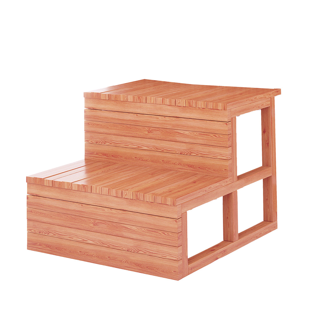 Denman 2-Person Ice Bath with 1.5HP Chiller - Red Cedar Natural, showcasing robust red cedar construction and insulated design, perfect for outdoor use, enhancing muscle recovery through efficient cryotherapy technology.