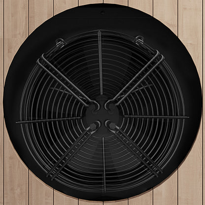 Lambert 2-Person 1HP Chiller Ice Bath - Canadian Hemlock on a wooden surface, showcasing its sleek, durable design suitable for professional-grade cold therapy and efficient water circulation.