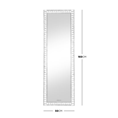 Eldor 160cm Crystal LED Full Length Mirror