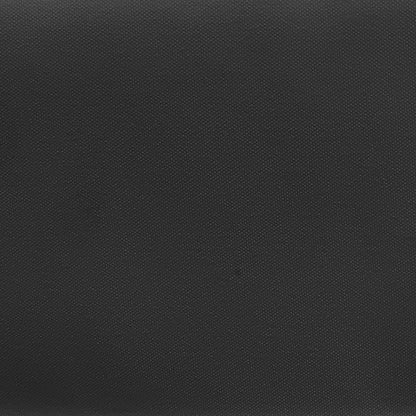 Close-up of the Albian 7 Seater Solid Timber Outdoor Dining Set Light Grey, highlighting the black textured fabric and UV-resistant woven rope accents, emphasizing its modern rustic design and durable construction.