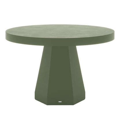 Apollo 120cm Outdoor Concrete Dining Table in Green