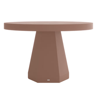 Apollo 120cm Outdoor Concrete Dining Table in Mocha Mousse