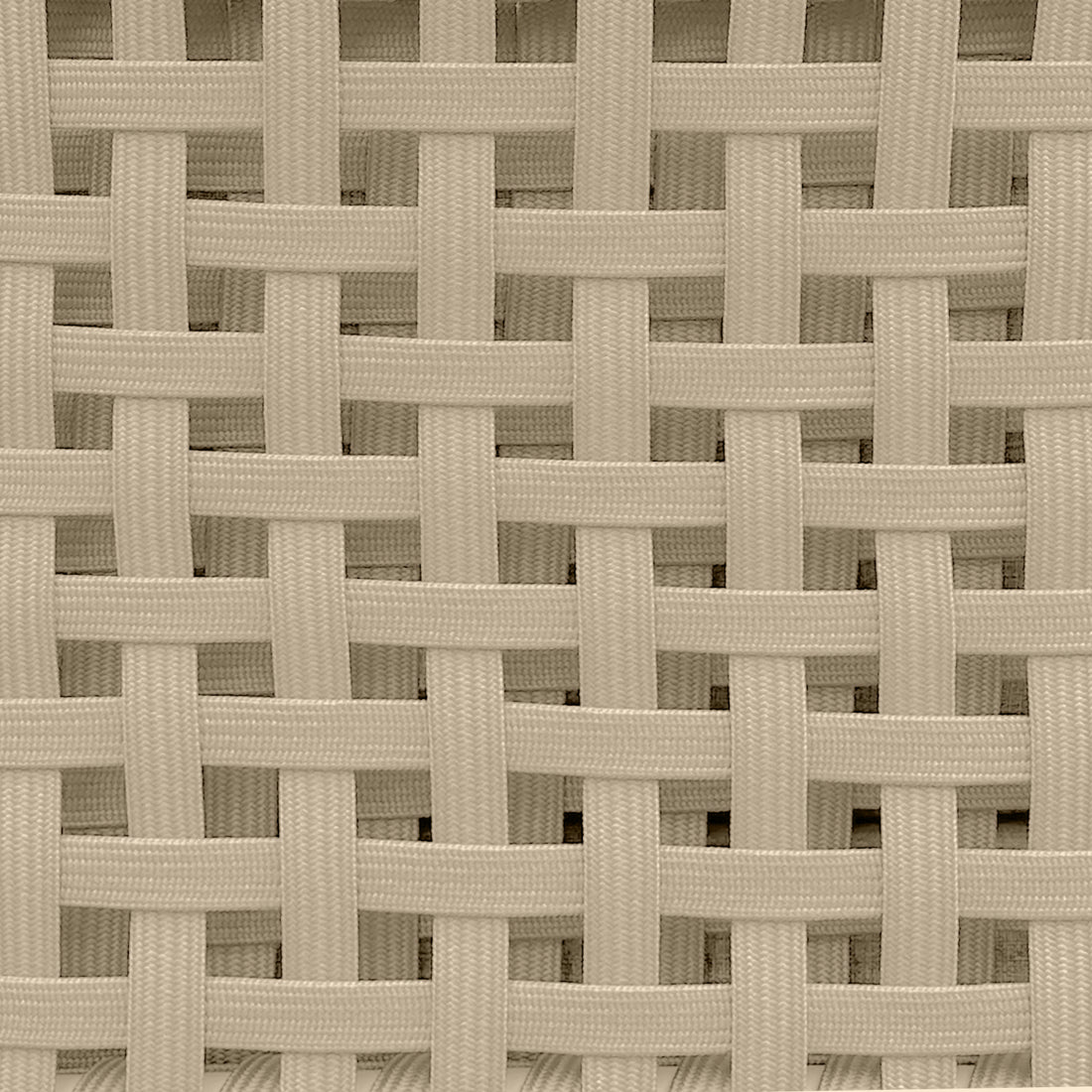 Close-up of the Breeza 5-Seater Outdoor Corner Lounge Set with Teak Table, showcasing its woven fabric pattern and sturdy rope design, highlighting its stylish and durable construction.