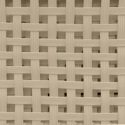 Close-up of the Breeza 5-Seater Outdoor Corner Lounge Set with Teak Table, showcasing its woven fabric pattern and sturdy rope design, highlighting its stylish and durable construction.